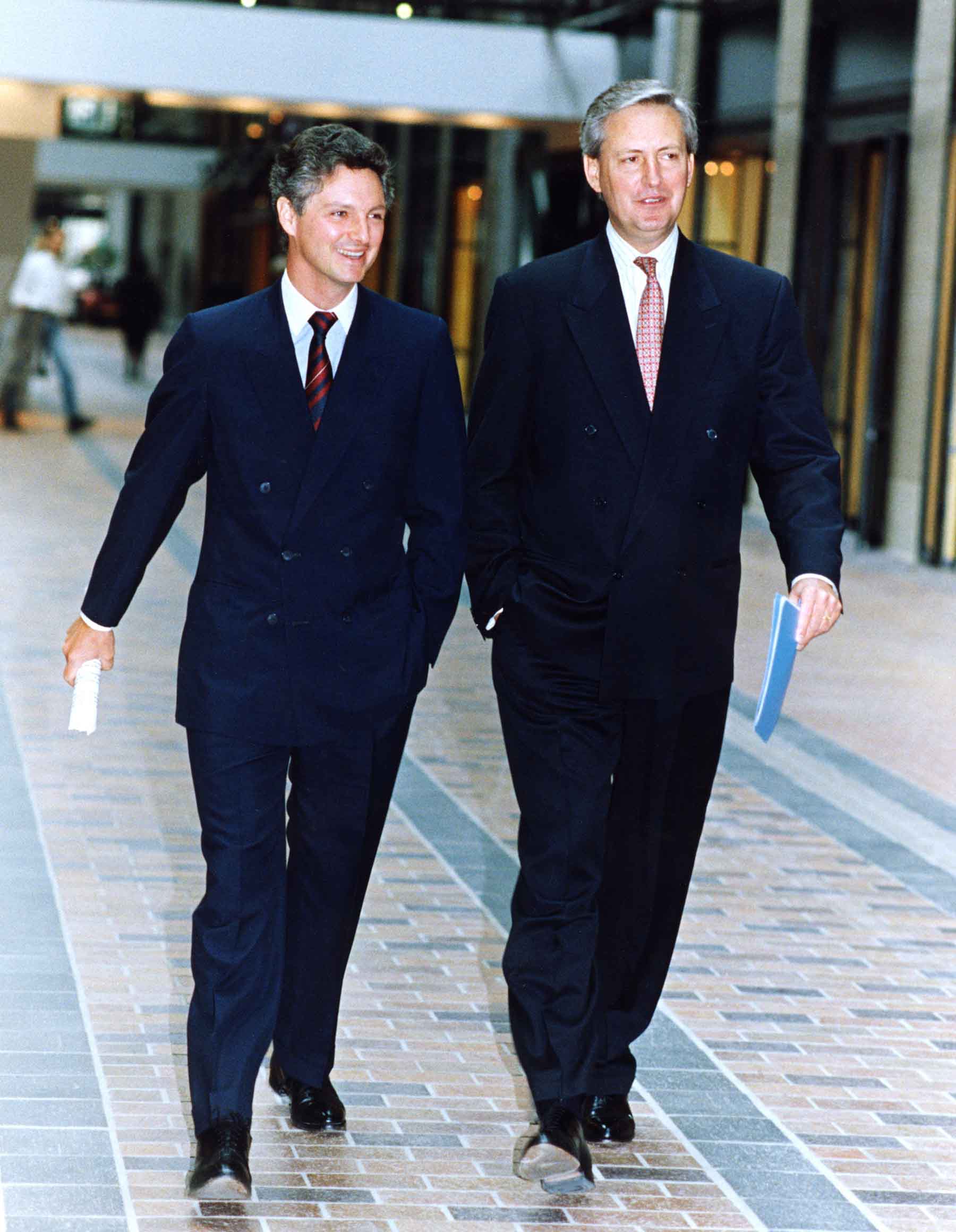 Photo de Paul Desmarais, jr et Robert Gratton